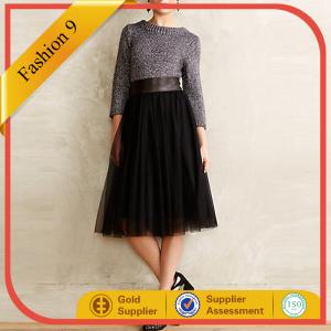 China Women Black Midi Skirt on sale