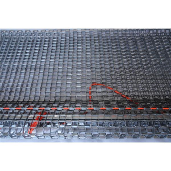 4ftx3FT Plate 304 Stainless Steel Honeycomb Mesh Belt Galvanized Steel Drag Mat