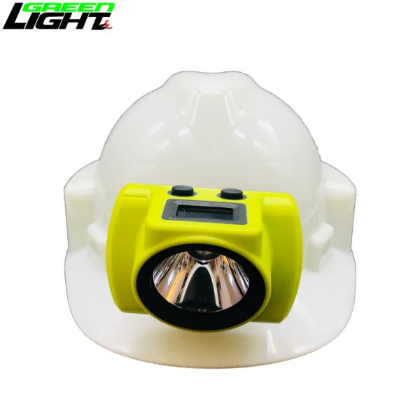 25000lux Underground Mining Lamp , OLED Display 6.8Ah Explosion Proof Mining
