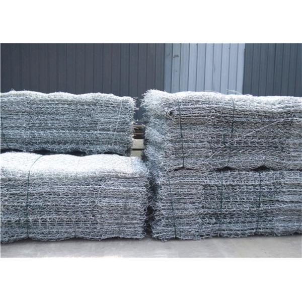 Gabion Wall Mesh With Zinc Or Galfan Coating ≥230g/m2 Length 1m-6m Weather Resistant