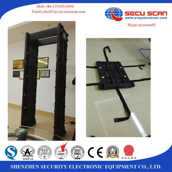 Buy Movable Walk Through Metal Detector Door Security Devices With Face Recognition System at wholesale prices