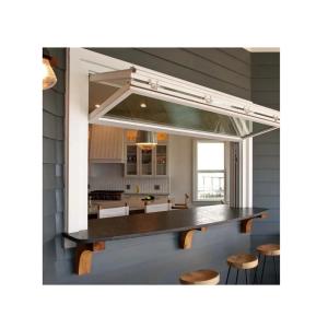 Aluminum Bifold Windows With 1.4mm Aluminum Wall Thickness And 70mm Window Frame