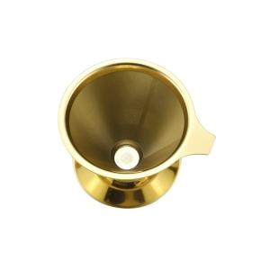 SS304 Paperless Coffee Dripper With Non - Slip Edge , Eco Friendly