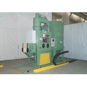 Oil Pipe Pin Thread Automatic Blasting Machine , Movable Blast Cleaning