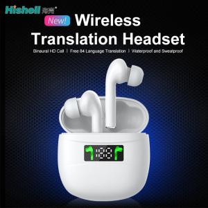 China Hishell Practical Wireless Translation Earbuds J3 Pro With LED Display on sale