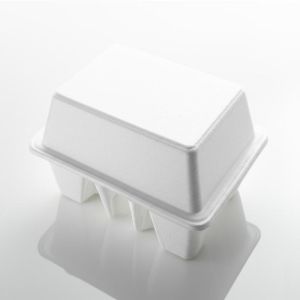 China Pure White Molded Pulp Packaging Wet-Press Technique and Trimmed Design for Superior Protection on sale