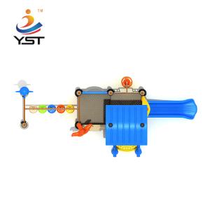 Outdoor PVC Coated Kindergarten Kids Playground Slide Roto Moulded