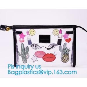 matt frosted PVC slider zipper bag plastic bag with zipper/pvc zipper lock