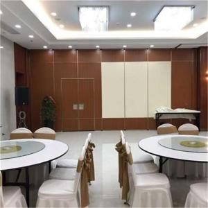 Aluminium Mobile Sliding Folding Partition Walls Hotel Soundproof Acoustic