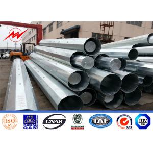 69 KV Q345 NEA Standard 86um Hot Dip Galvanized Pole
