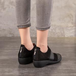 S372 Increased Women'S Shoes Leather 2020 Autumn And Winter Hot Style Retro