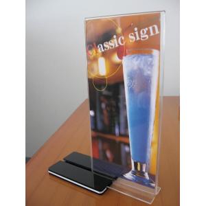 Quality Customized T shape acrylic menu holder for sale