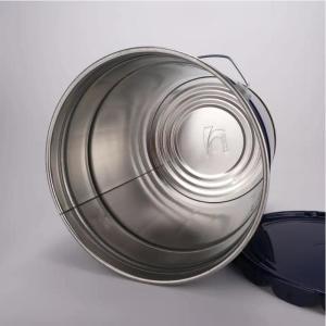 Empty 25 Litre Paint Bucket White Welding Coating Protection