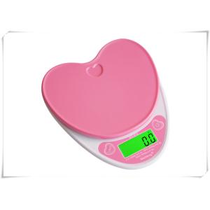 Quality Heart Shape Kitchen Electronic Scales , Selectable Units Food Weighing Scales for sale