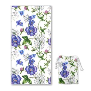 Quick Dry Custom Beach Towel Sublimation Printed Suede Microfiber Print Recycled