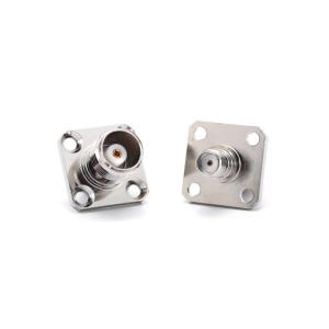 TNC Female to SMA Female 4 Holes Flange RF Adapte