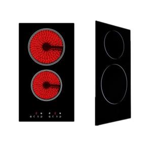 ETL Scratch Resistant Drop In 2 Burner Ceramic Cooktop