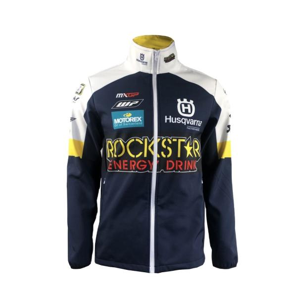 18. Men's Custom Embroidered Softshell Racing Jacket for Motorcycle Auto