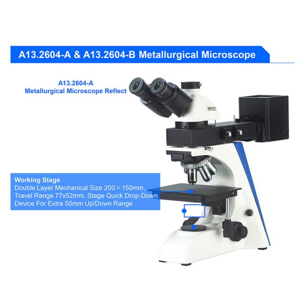 Reflected Illumination Metallurgical Optical Microscope Vertical Metallurgical Microscope For Metal