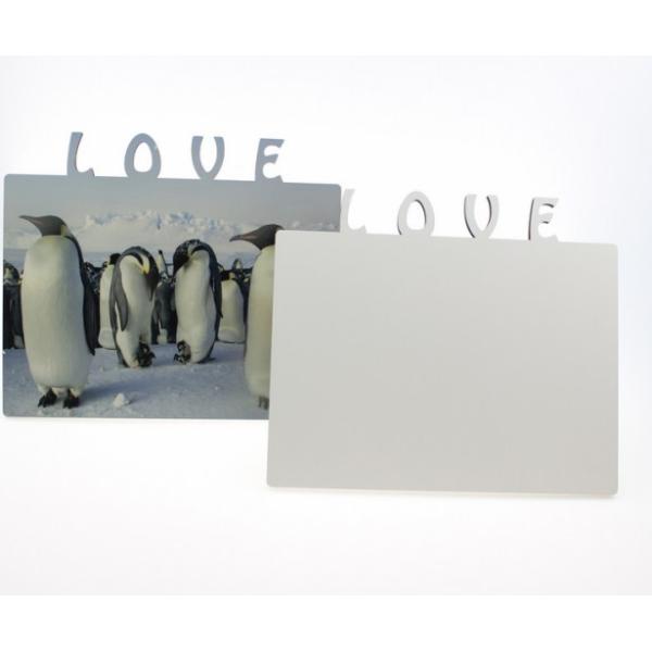 Buy Sublimation Blank DIY Wooden Photo Frames Love MDF Frame Photo Gift Painting at wholesale prices