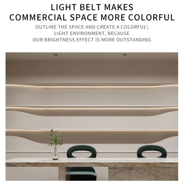 Decorative Ceiling Flexible LED Strip Lights Waterproof 180 Beads 11W