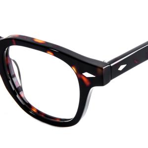 Tortoiseshell Round Acetate Glasses Frame With Optical Frame