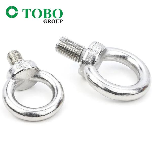 Din580 Full Threaded 316 304 Stainless Steel Lifting Eye Bolt M5 M6 M8 M10 M12