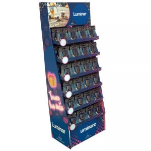 Retail Unit Cardboard Shelves Display , Stand Racks Cardboard POP Display
