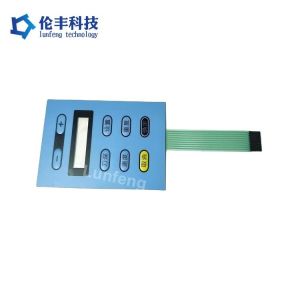 China ZIF Connector Flat Membrane Switch IP65 Optional Ingress Protection Tactile and Non Tactile Keys Suitable for Portable Device Interfaces on sale