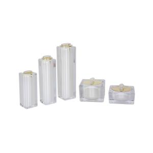 100ML Airless Cosmetic Pump Bottle Cream Jar For Daily Face Moisturizing