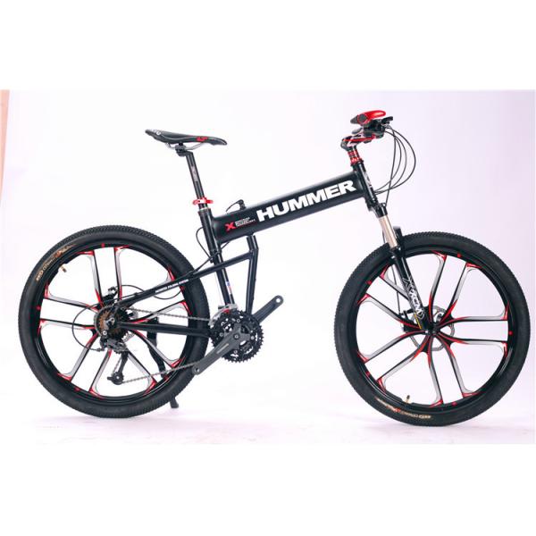 High grade OEM customized logo Shimano M610 aluminium alloy folding mountain bike with dual suspension
