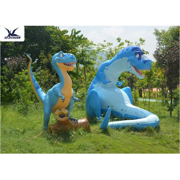 Customized Life Size Fiberglass Statues Handmade For Zoo Exhibition / Water Park