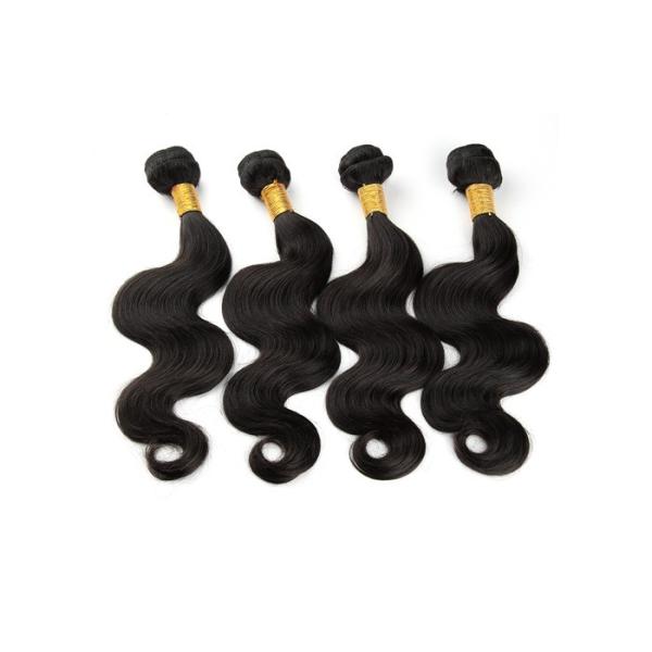 10"--30" Inch Thick Hair Nutritious 6a Brazilian Virgin Hair , Color 1b#