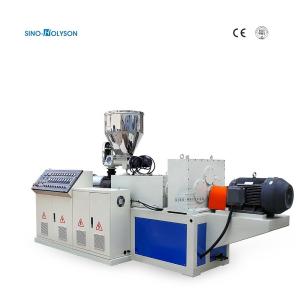 HSJZ-65/132 Multifunctional 37kW Conical Twin Screw Extruder PVC