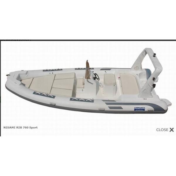 15 Persons Inflatable Rib Boat Abrasion Resistance 25 Ft Orca Hypalon All Colors