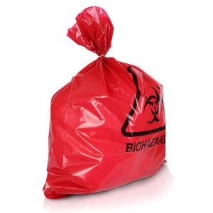 China Supplier Red Biohazard Disposable Waste Bag for Medical Infectious Waste on sale