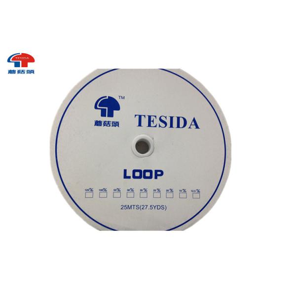 Buy Black Color nylon hook and loop Adhesive Backed 3/8" to 6"  In 25 Meter Rolls at wholesale prices