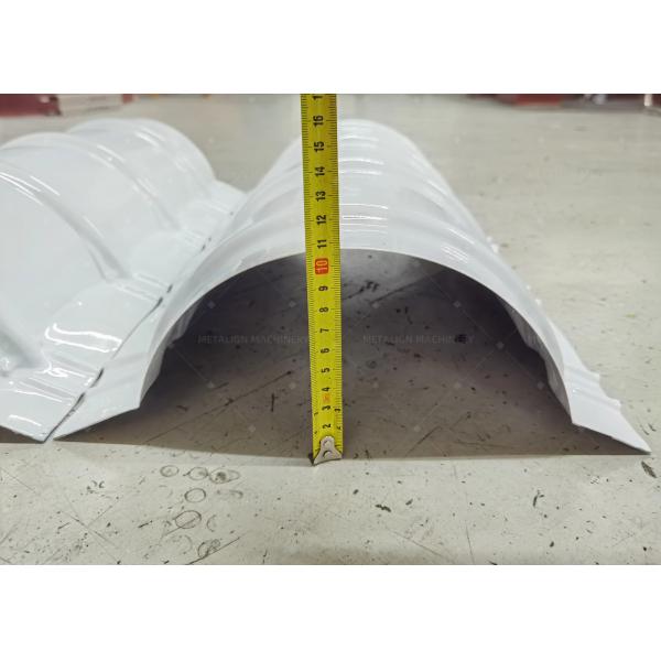 Ridge Cap Roll Forming Machine with 18 Forming Stations for 0.3-0.8mm Metal Roofs at 15-20m/min