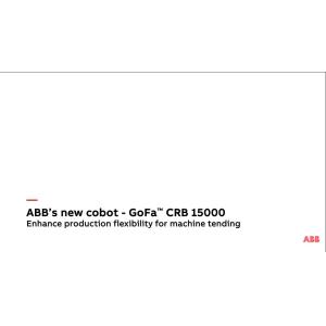 5kg Payload PLC Collaborative Robot Arm 6 Axis CRB 15000