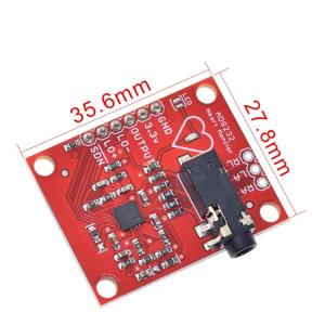 Pulse Heart ECG Monitoring Sensor Module Kit AD8232 ECG Measurement 35.6 * 27