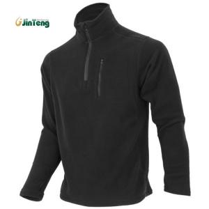 Quality 100% Polyester Tactical Military Garments Soft Shell Black Military Fleece Jacket For Men for sale