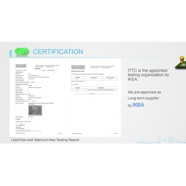 Silver Metallic Racking Polyester Powder Coating Ral 9007 Ral 9006