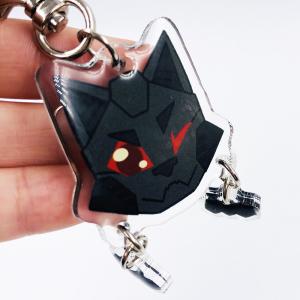 Custom Logo Cheap Price Epoxy Resin Glitter Anime Cartoon Image Acrylic Keychain