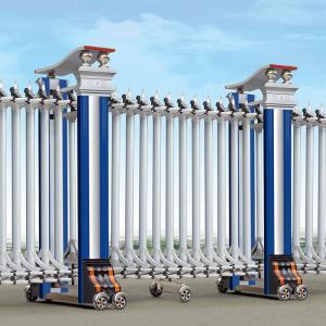 Electric Security Automatic Driveway Retractable Gate 40 Persons / Min