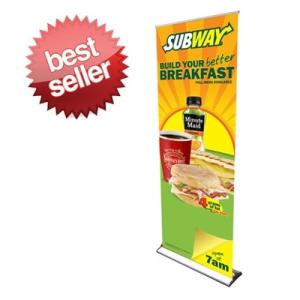 HD Retractable Roll Up Banners Stand Customized For Promotion