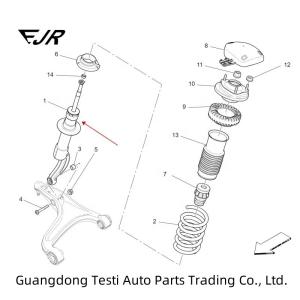 Ghibli M157 Front Shock Absorber OEM 670153413 For Spare Parts And Ready To Ship