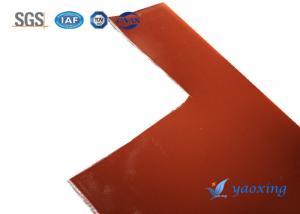 Quality One Side Silicone Rubber Coated Fiberglass Fabric Smooth Surface for sale