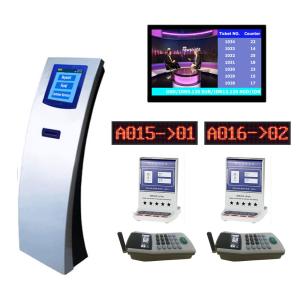 Quality Bank Service Counter Queue Management System Integrated with Customer Feedback Terminal for sale