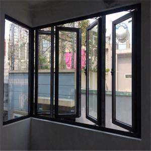 Double Glazed Modern Aluminum Casement Windows Customized Size