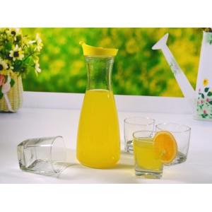 Quality GLASS JUICE BOTTLE WITH 4 CUPS for sale
